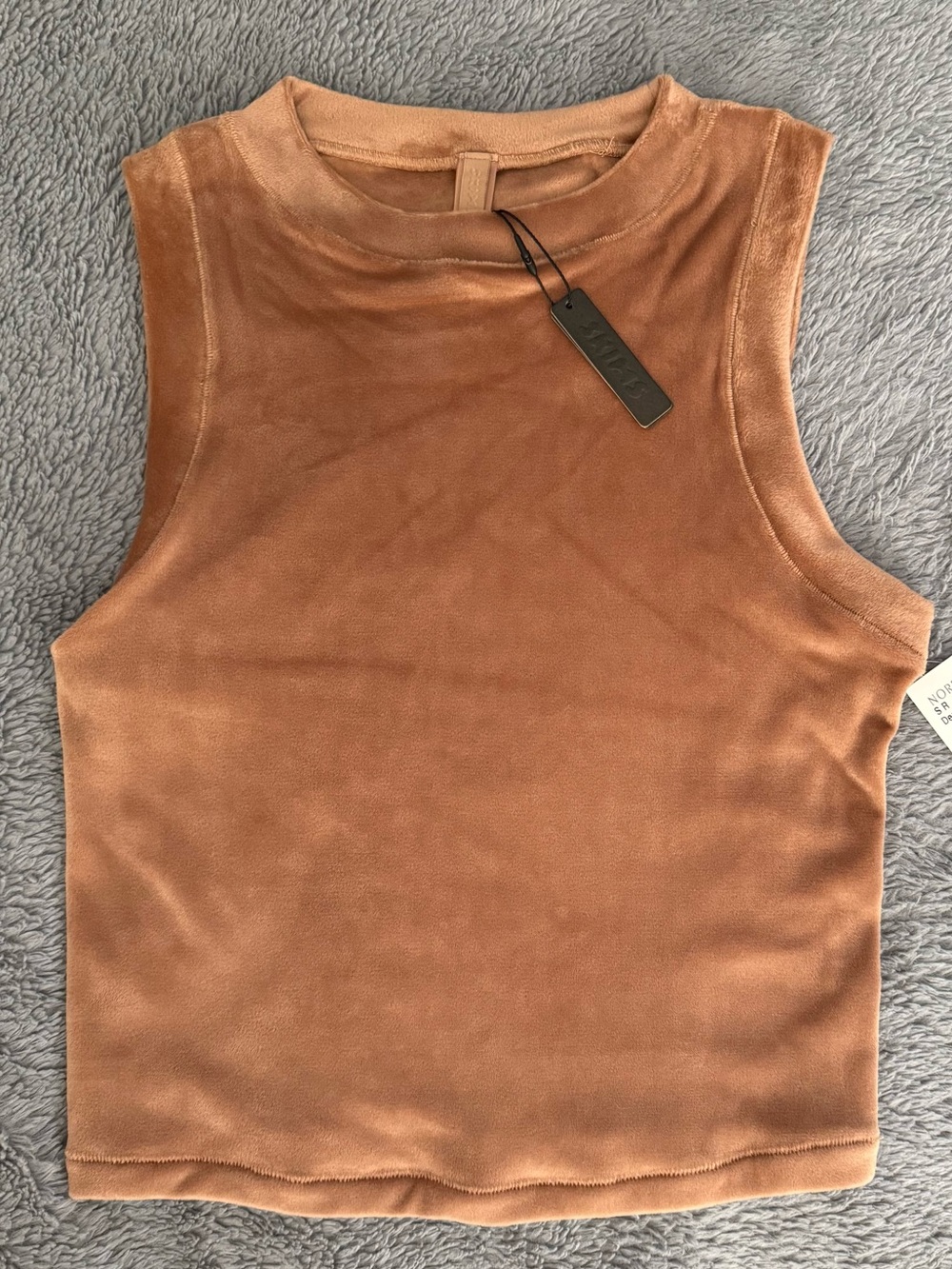 SKIMS velour soft tank top